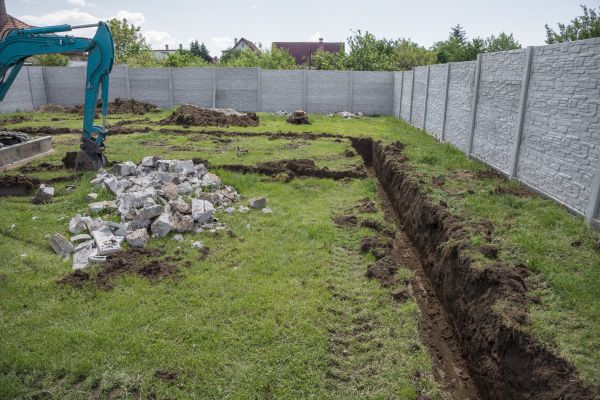 Cost of Yard Trenching in Huntington Station