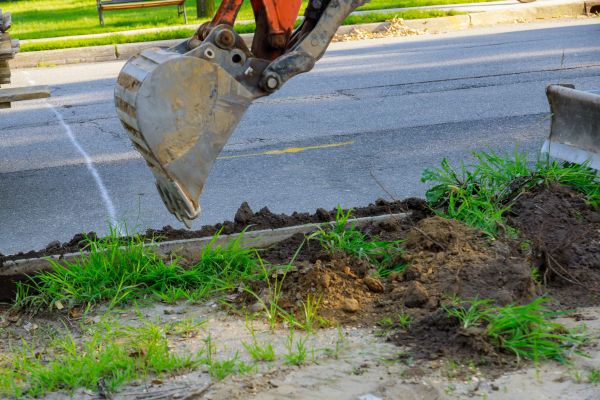 Cost of Sewer Line Trenching in Huntington Station