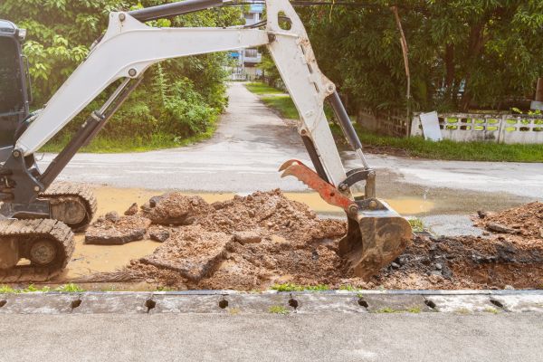 Cost of Water Line Excavation in Huntington Station